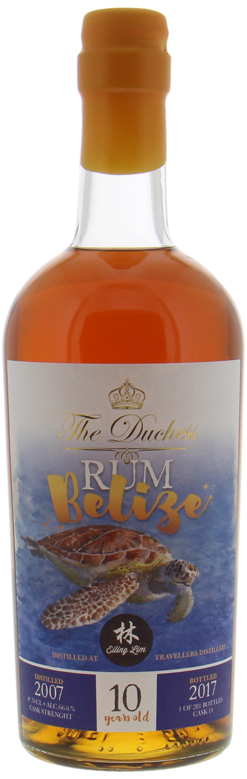 Travellers Distillery 10 year old Rum